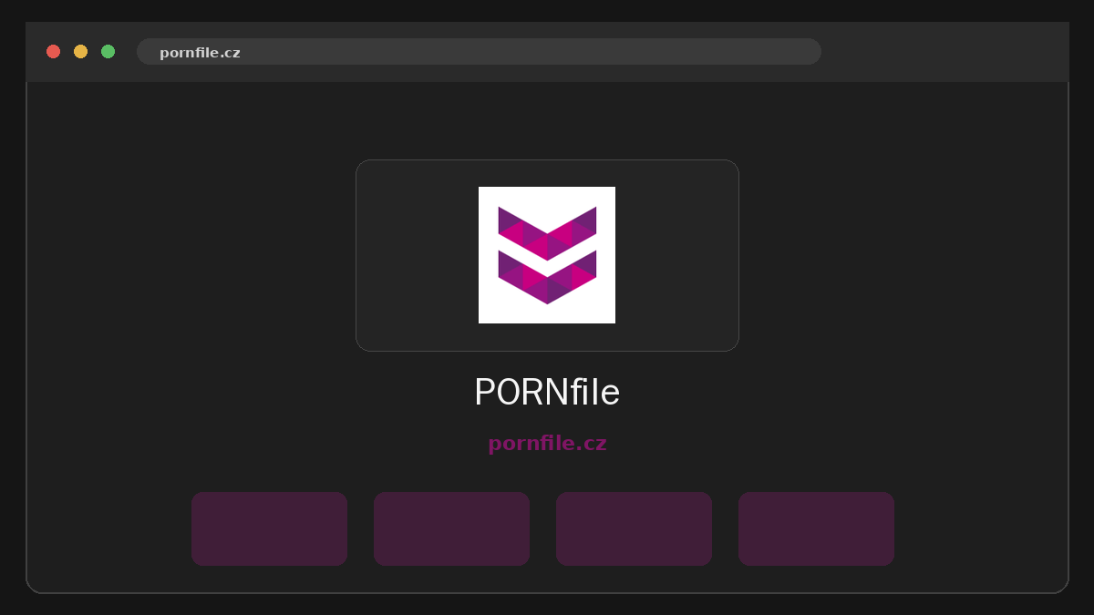 PORNfile · Náhled webu