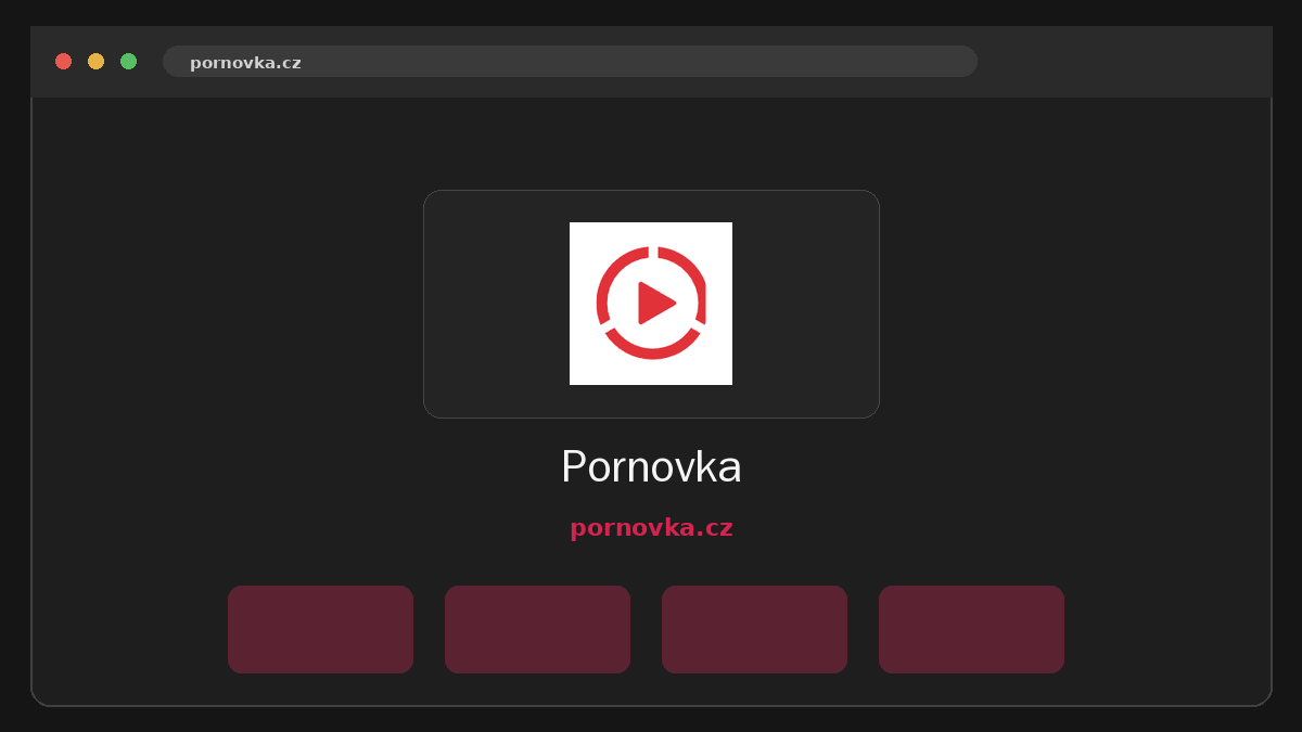 Pornovka · Náhled webu