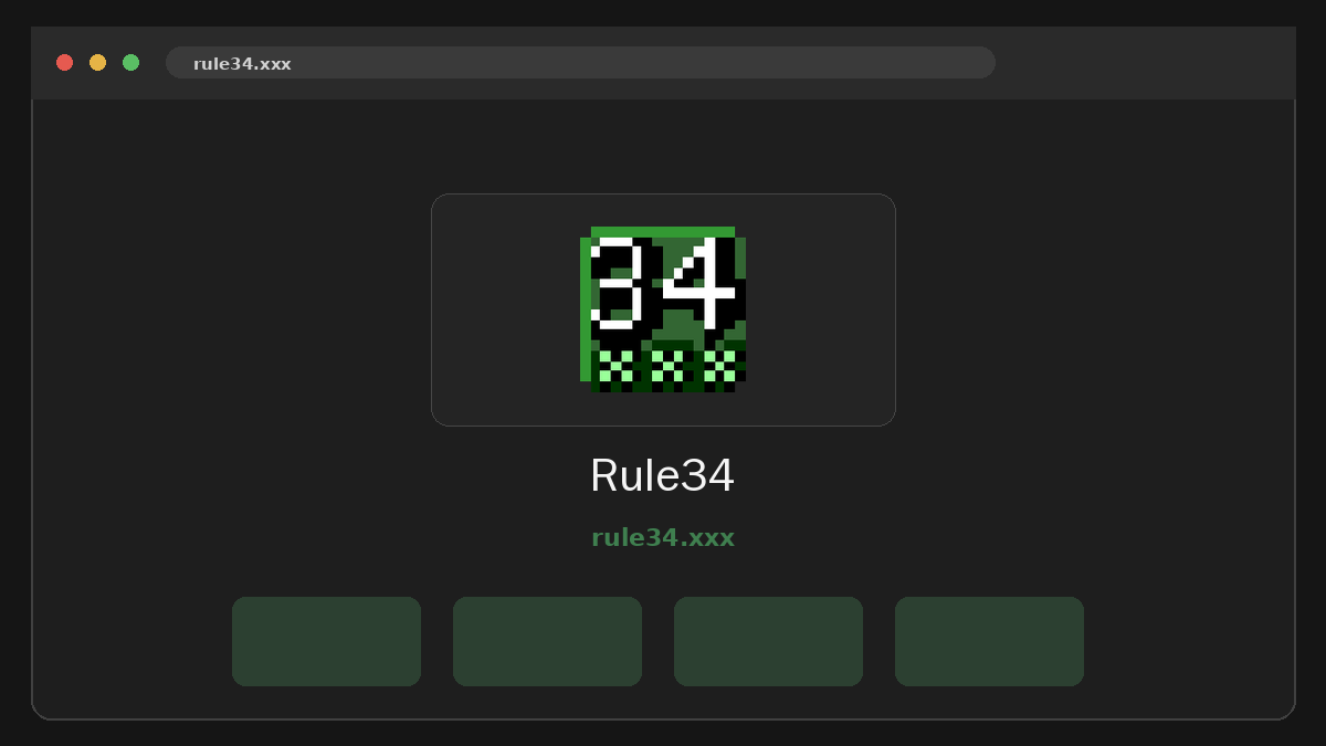 Rule34 · Náhled webu