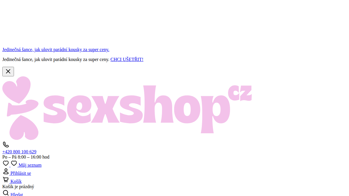 SexShop · Náhled webu