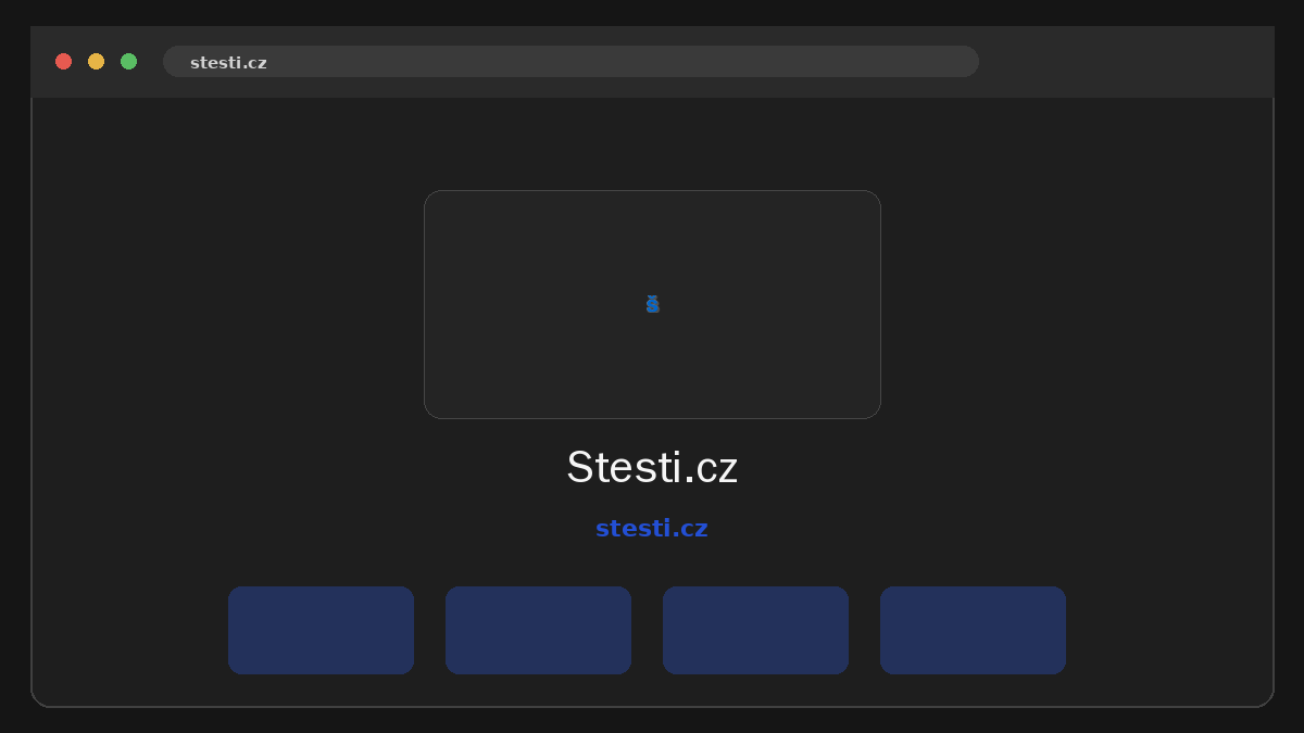 Stesti.cz · Náhled webu