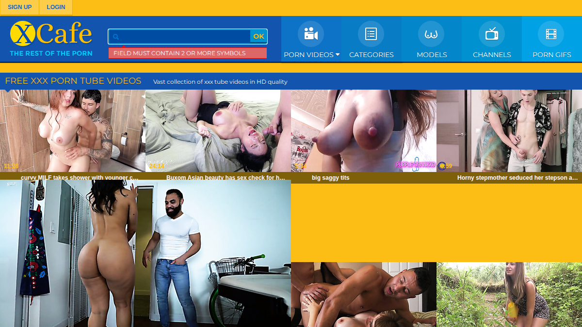 XCafe · Náhled webu