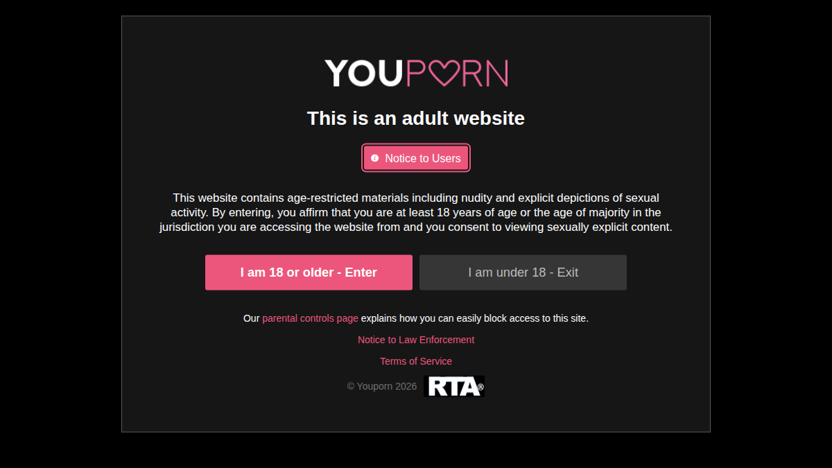 YouPorn · Náhled webu